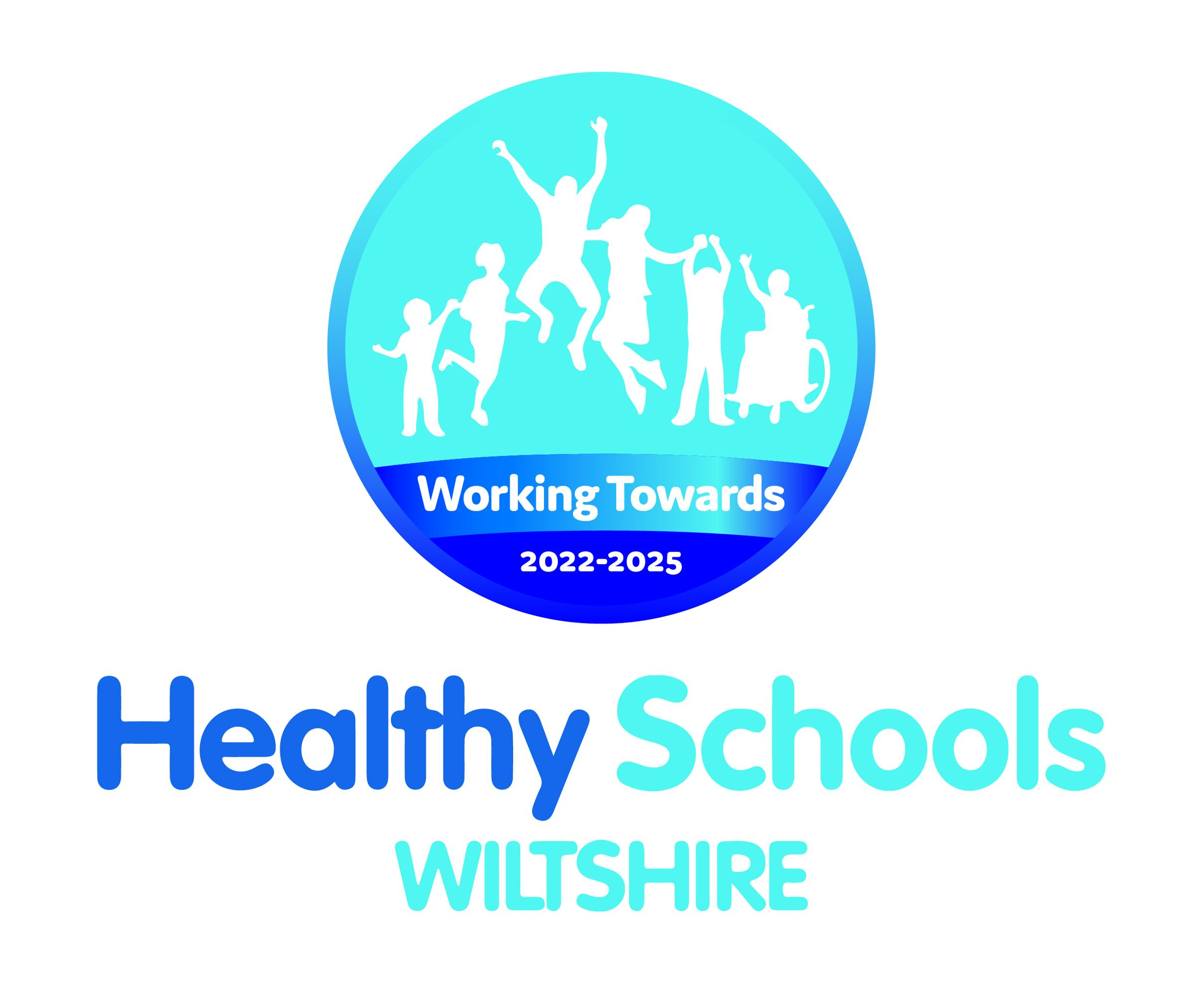 Healthy schools logos 2022 2025 working towards