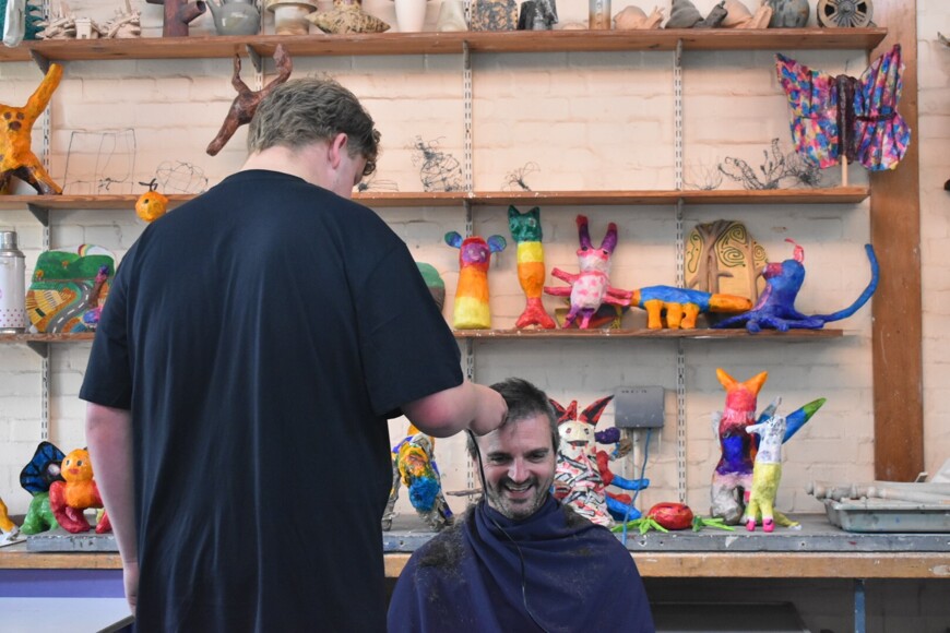 School leaders charity haircut to support the Acorn Appeal - News ...