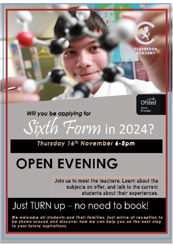 Sixth form open evening 2023